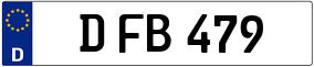 Truck License Plate